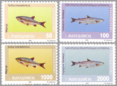 #8-11 Macedonia - Fish, Set of 4 (MNH)