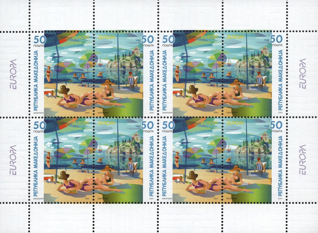 #305 Macedonia - 2004 Europa: Holidays M/S (MNH)