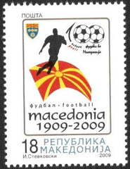 #486 Macedonia - Organized Soccer in Macedonia, Cent. (MNH)