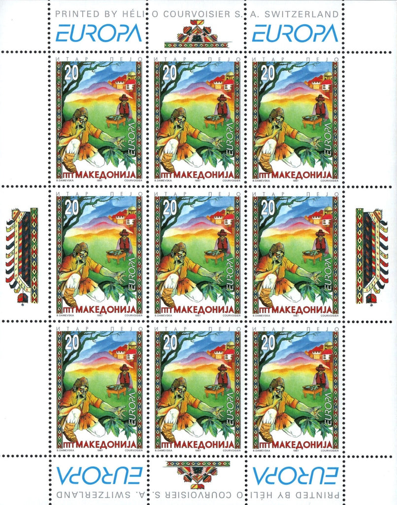 #97 Macedonia - 1997 Europa: Stories and Legends M/S (MNH)