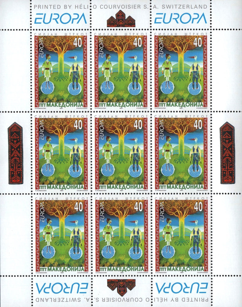 #98 Macedonia - 1997 Europa: Stories and Legends M/S (MNH)