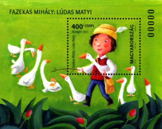 #B378 Hungary - For Youth 2015: Matyi the Goose Boy S/S (MNH)