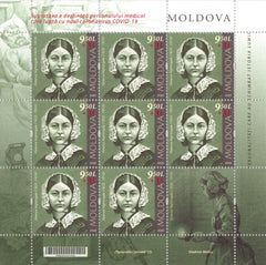 Moldova - 2020 Personalities That Changed The World: Florence Nightingale - COVID-19 M/S (MNH)
