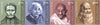 Moldova - #1052-1055 - Famous Men, Set of 4 (MNH)