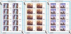 #164-166 Moldova - 1995 Europa: Peace & Freedom, 3 M/S (MNH)