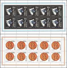 #275-276 Moldova - 1998 Europa: Festivals and National Celebrations, 2 M/S (MNH)