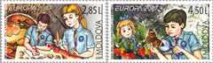 #556-557 Moldova - 2007 Europa: Scouting, Cent. (MNH)