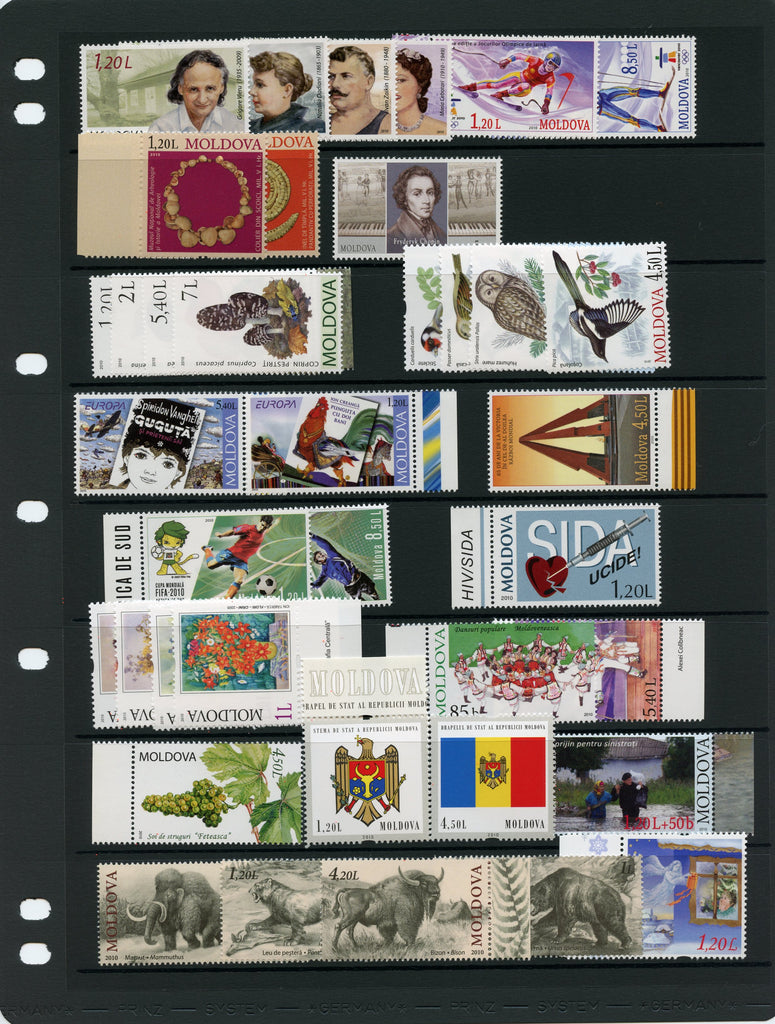 2010 Moldova Year Set (MNH)