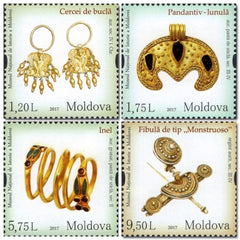 #942-945 Moldova - Ancient Jewelry, Set of 4 (MNH)
