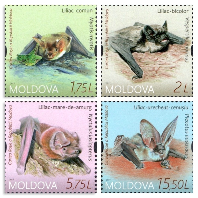 #949-952 Moldova - Bats, Set of 4 (MNH)