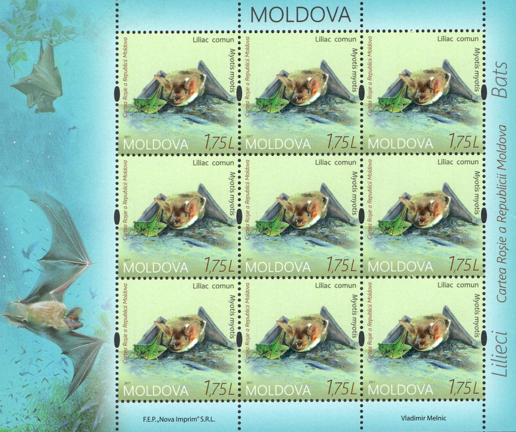 #949-952 Moldova - Bats, 4 M/S (MNH)