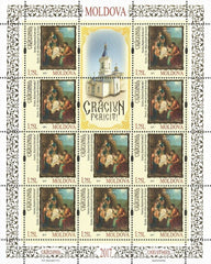 #966-967 Moldova - 2017 Christmas, 2 M/S (MNH)