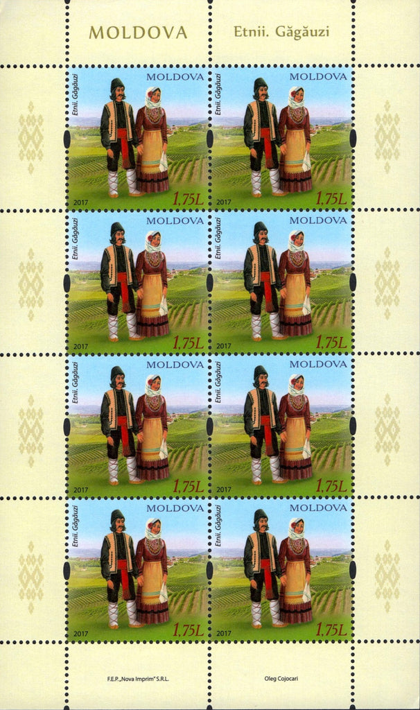 #948 Moldova - Traditional Clothing of Gagauz Men and Women M/S (MNH)