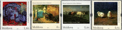 #955-958 Moldova - Paintings Depicting Animals, Set of 4 (MNH)