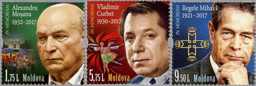 #1008-1010 Moldova - Famous Men II (MNH)