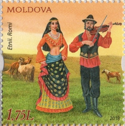 #981 Moldova - Traditional Clothing of Romas (MNH)