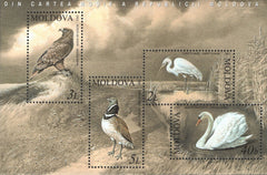 #464a Moldova - Birds From Red Book of Moldova S/S (MNH)