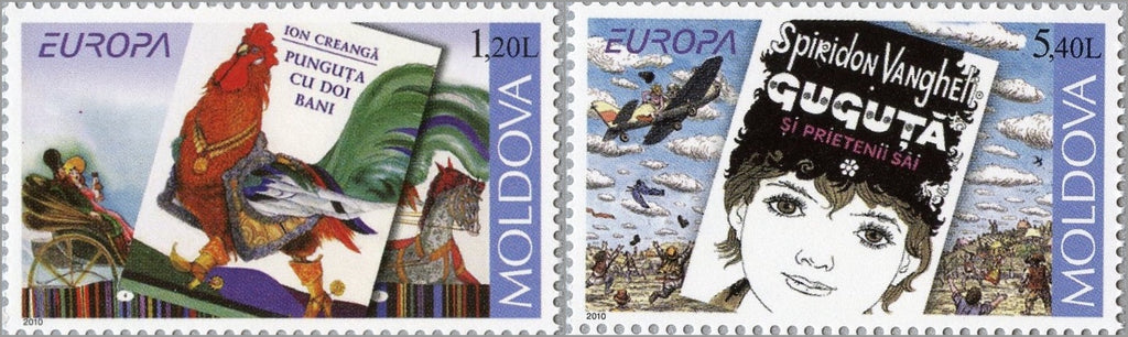 #674-675 Moldova - 2010 Europa: Children's Books (MNH)
