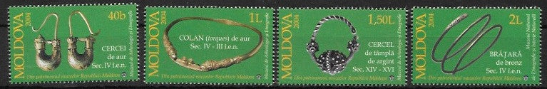 #476-479 Moldova - Ancient Jewelry (MNH)
