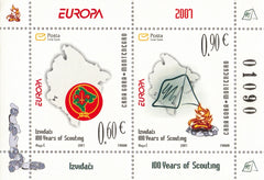 #158a Montenegro - 2007 Europa: Scouting, Cent. S/S (MNH)