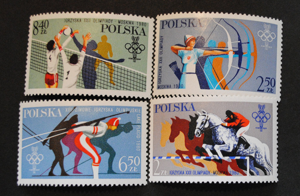 #2380-2383 Poland - 13th Winter Olympic Games (MNH)