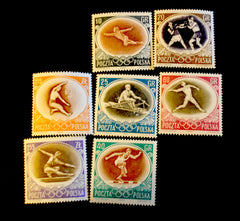 #750-756 Poland - 16th Olympic Games, Melbourne (MNH)