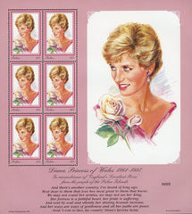 #440 Palau - Diana, Princess of Wales M/S (MNH)