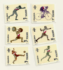 #2166-2171 Poland - 21st Olympic Games - Canada (MNH)