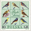 #1452-1460 Poland - Birds in Natural Colors (MNH)