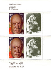 #2432a Poland - Pablo Picasso M/S (MNH)