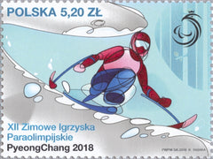 #4328 Poland - 2018 Winter Paralympics, PyeongChang, South Korea (MNH)