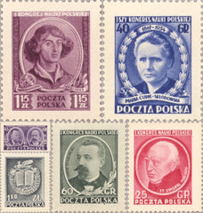 #511-516 Poland - 1st Congress of Polish Science (MNH)