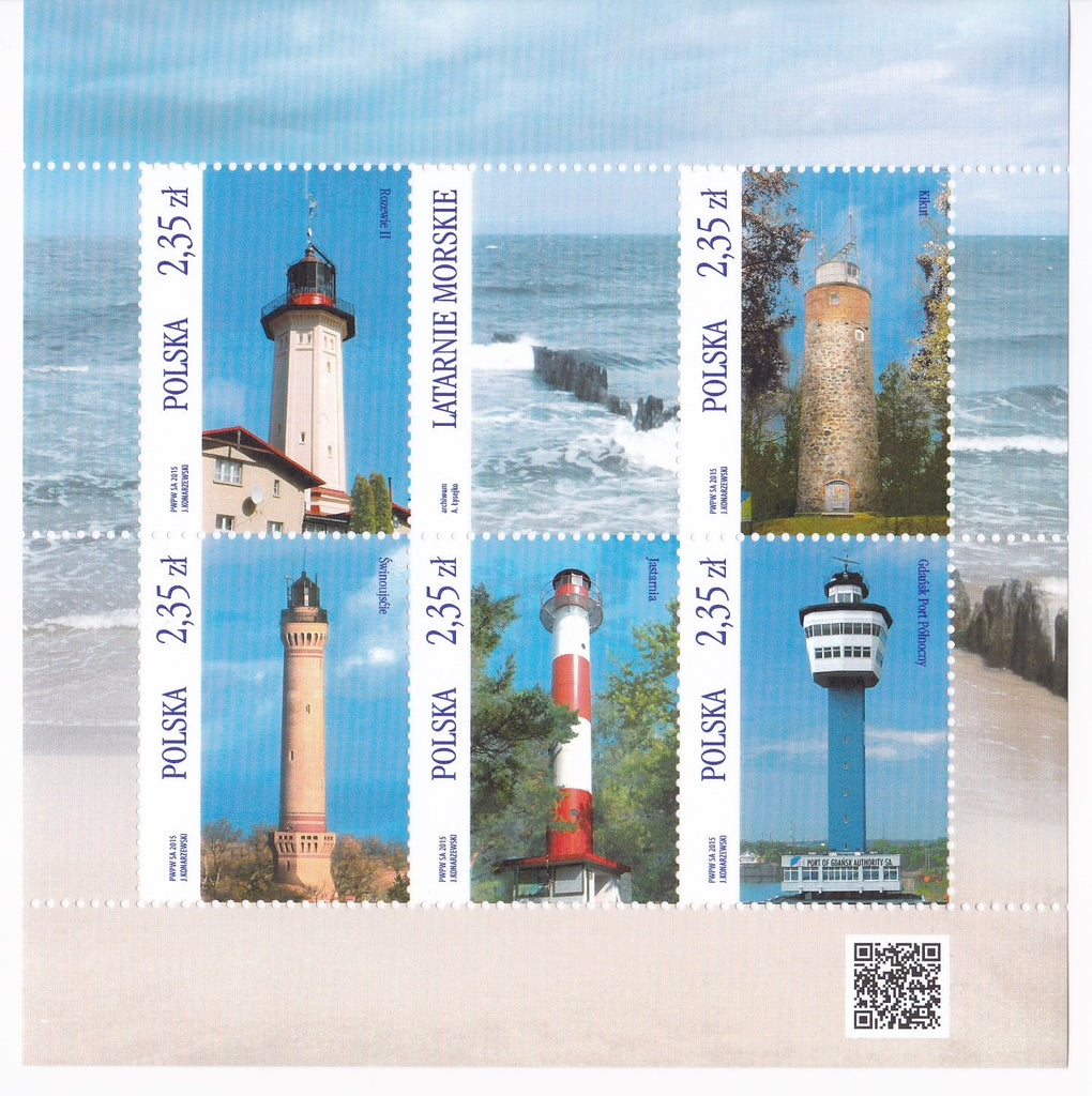 #4176 Poland - Lighthouses M/S (MNH)