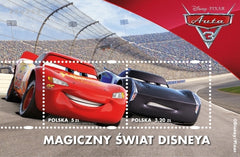 #4284 Poland - Disney's Cars 3 S/S (MNH)