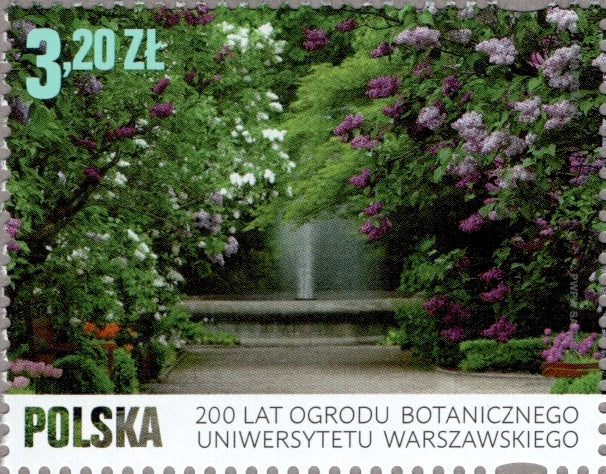 #4359 Poland - Botanical Garden of Warsaw University, 200th Anniv. (MNH)