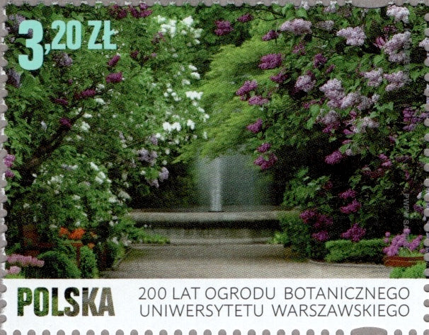 #4359 Poland - Botanical Garden of Warsaw University, 200th Anniv. (MNH)