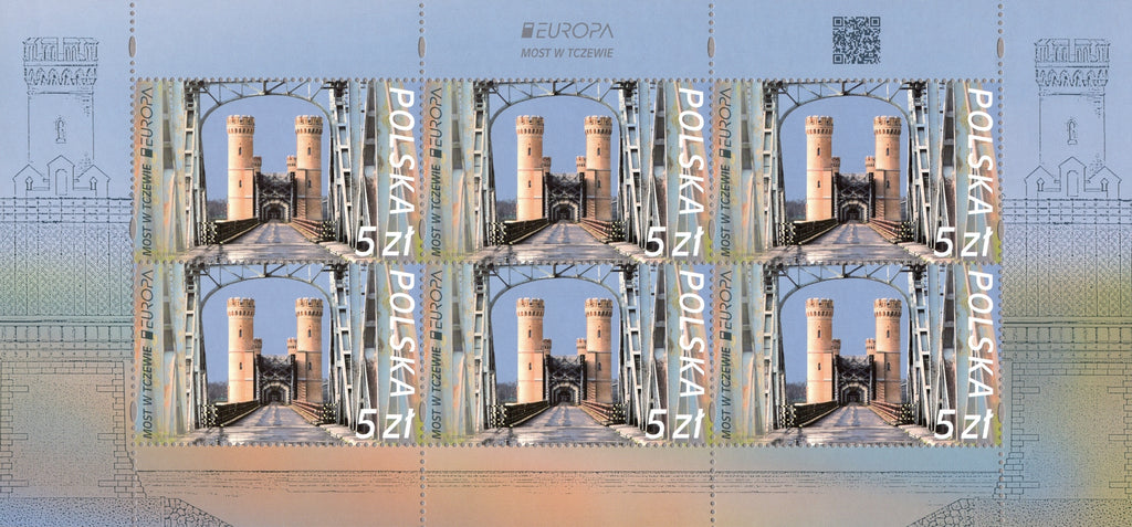 #4338 Poland - 2018 Europa: Bridges, Sheet of 6 (MNH)