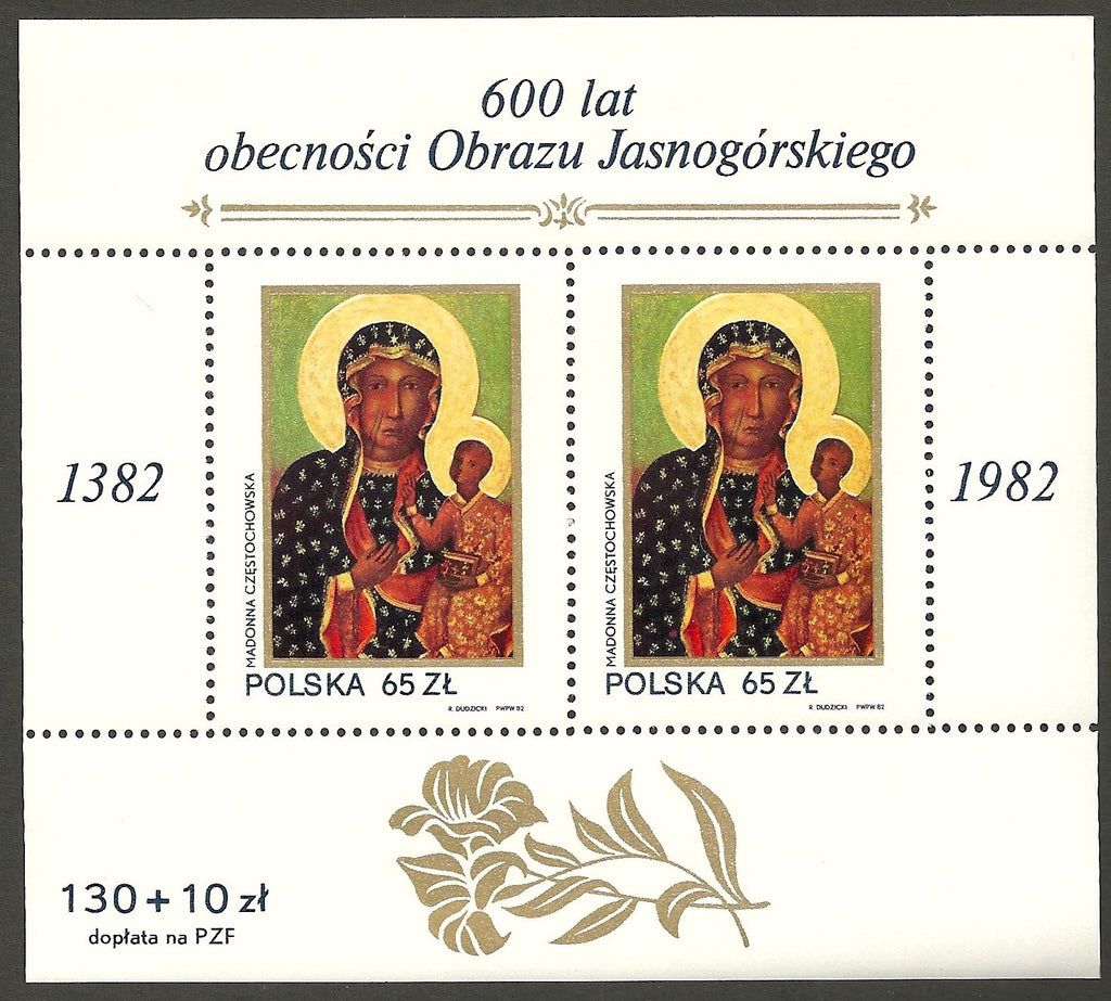 #2529 Poland - Black Madonna, 600th Anniv. S/S (MNH)