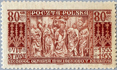 #277 Poland - Altar Panel of St. Mary's Church Cracow (MNH)