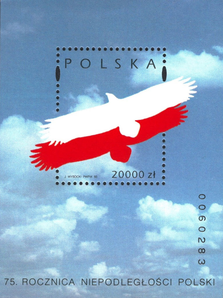 #3180 Poland - Independence, 75th Anniversary S/S (MNH)