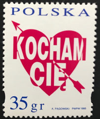 #3219 Poland - 1995 Valentine's Day (MNH)