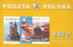 #3459 Poland - Visit of Pope John Paul II, Complete Booklet (MNH)