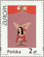 #3637 Poland - 2002 Europa: Circus (MNH)