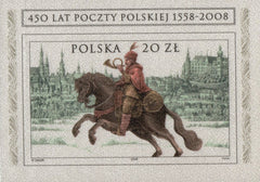 #3927 Poland - Polish Post, 450th Anniv. Imperf. S/S (MNH)