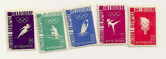 #1116-1120 Romania - 16th Olympic Games, Melbourne (MNH)