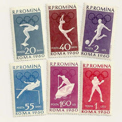 #1331-1336 Romania - 17th Olympic Games, Rome (MNH)
