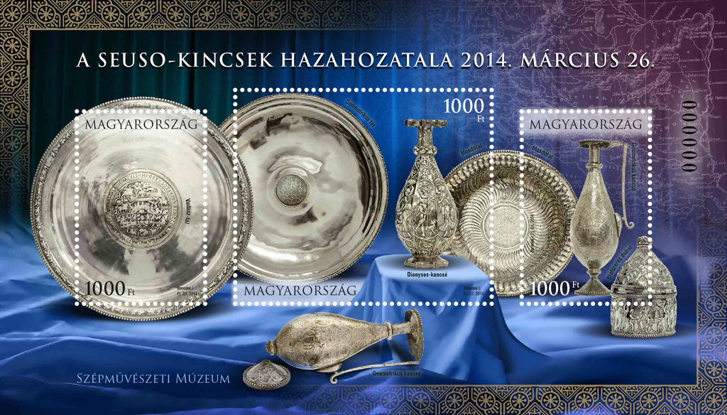 #4324 Hungary - Repatriation of the Sevso Treasure S/S (MNH)