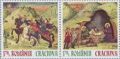 #6339 Romania - 2019 Christmas, Pair (MNH)