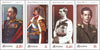 Romania - 2020 Uniforms of Romanian Royalty II, Set of 4 (MNH)