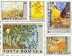 #3634-3638 Romania - Vincent Van Gogh, Death Cent. (MNH)